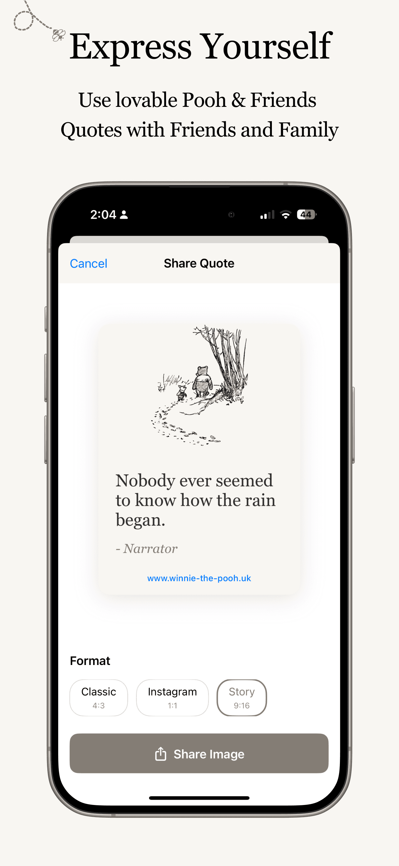 Pooh Quotes & Calm screenshot 3